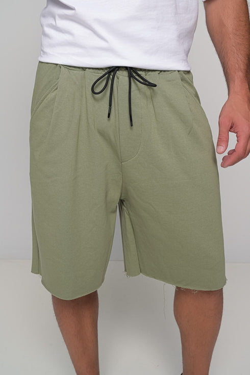 Oversized Shorts - Chaki