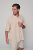 Set Oversized Linen Mallorca-Beige