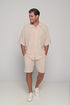 Set Oversized Linen Mallorca-Beige