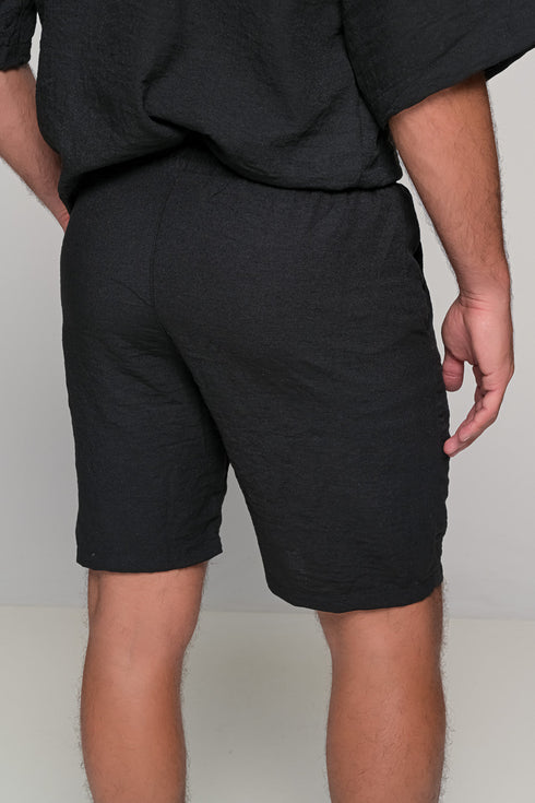 Set Oversized Linen Mallorca-Black