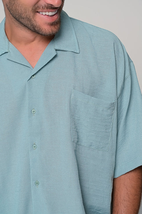 Set Oversized Linen Mallorca - Mint