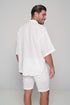 Set Oversized Linen Mallorca - White
