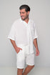 Set Oversized Linen Mallorca - White