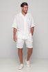 Set Oversized Linen Mallorca - White