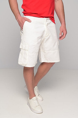 Cargo Shorts - White