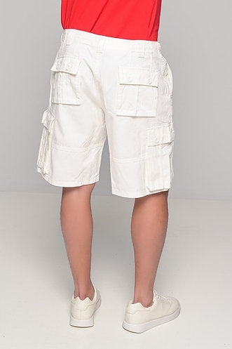 Cargo Shorts - White